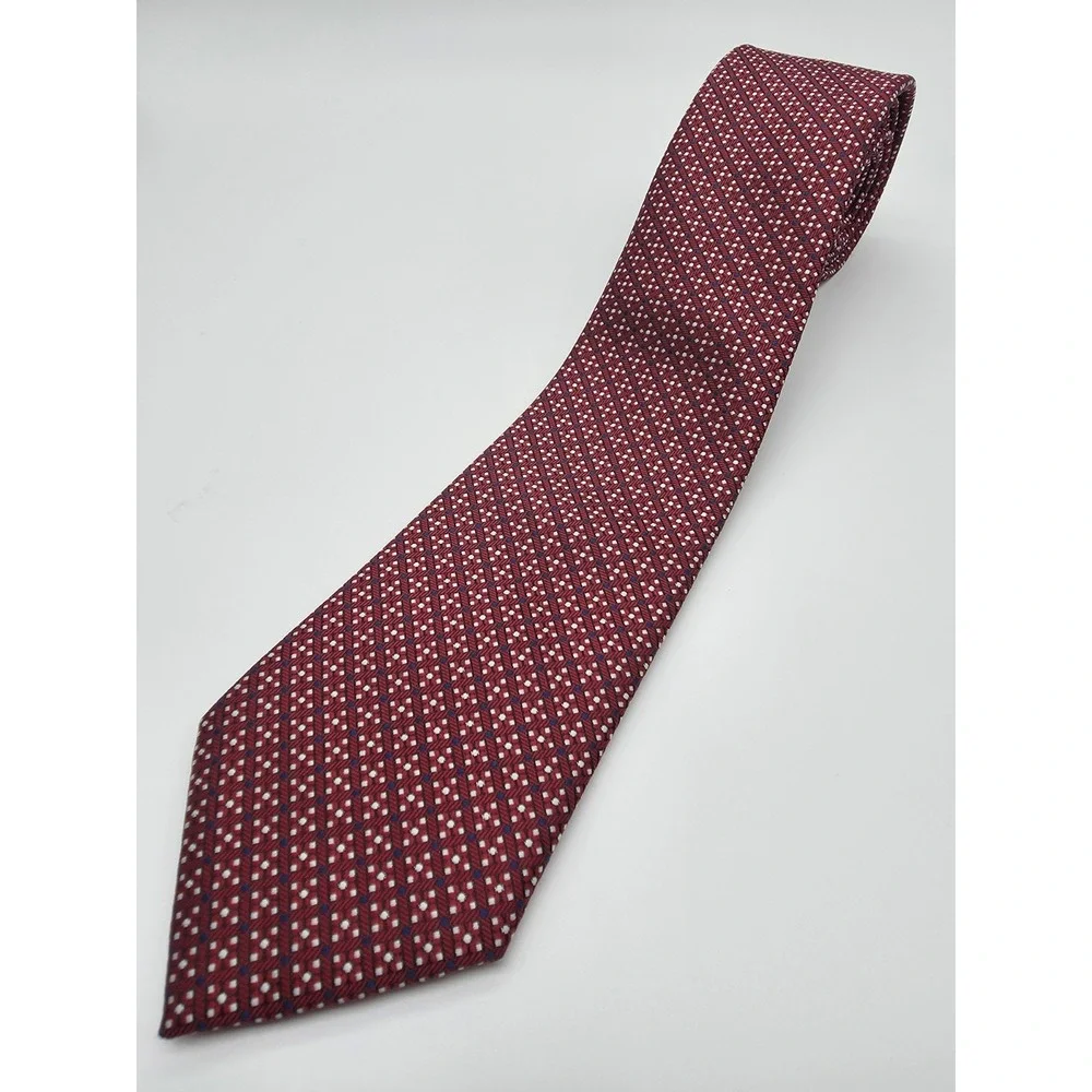Banana Republic Red White Blue Geometric Tie 58
